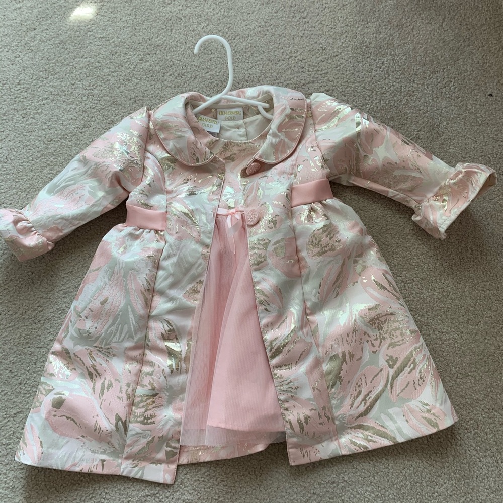 Dress with coat